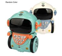 Robot multifonction pour garçons, éclairage, divertissement vocal, éducation précoce, Puzzle, Machine à histoires
