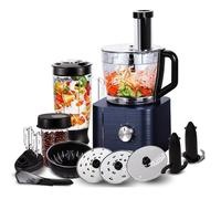 Robot multifonction, Robot de cuisine,11 en 1,Blender, presse agrumes, double fouet, pétrin,1100W,3 Vitesses 3.2L,