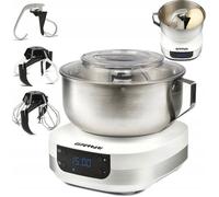 G3 Ferrari G20145 Robot Pâtissier Planetary Pastaio Gourmet, 1500 Watts, 5 Litres, Bol en Inox avec poignée, Écran digital, 5 vitesses, Minuteur, Livre de recettes inclus