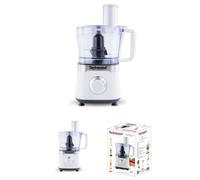 Robot Multifonctions - Inox - 800W - 2 Vitesses - 1,5L - Hacher, Râper, Trancher