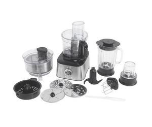 Robot multifonctions - KENWOOD - Multipro Compact - 800W - Bol 2.1L - 2 vitesses + pulse - Inox satiné