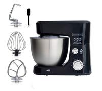 Royalty Line Robot multifonction RLPKM7004722S-BLK 1000W Noir 4L Inox 6 vitesses accessoires inclus