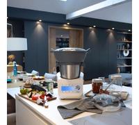 Robot multifonctions Super Cooker - LIVOO DOP219W - 12 vitesses - Bol inox 3,5L - 1000W - Blanc