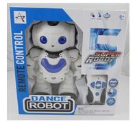 Robot Musical Et Lumineux Danseur Blanc Télécommandé
