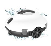 Robot nettoyeur automatique de piscine avec aspiration puissante pour piscines hors sol et creusées, avec planification intelligente d'itinéraire et parking