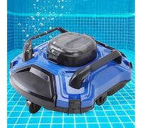 Robot nettoyeur automatique de piscine avec panier filtrant fin, aspirateur électrique sans fil pour piscine hors sol