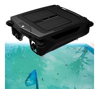 Robot nettoyeur de piscine à énergie solaire, écumoire automatique sans fil avec double charge et évitement automatique des obstacles pour un entretien efficace de la piscine