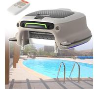 Robot Nettoyeur De Piscine, Aspirateur Robot Sans Fil Automatique De 7800 Mah, 3 Modes Et Fonction Anti-Obstacles, Grand Bac à Débris De 10 L, Pour Toutes Les Piscines
