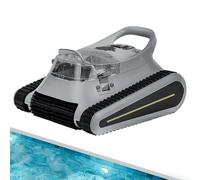 Robot nettoyeur de piscine, aspirateur sans fil intelligent avec planification intelligente d'itinéraire, puissance de 180 W pour jusqu'à 1291 m², fonction d'escalade murale, comprend une poubelle de