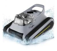 Robot nettoyeur de piscine, aspirateur sans fil intelligent avec planification intelligente d'itinéraire, grimpe les murs, couvre 120 mètres carrés pour un entretien sans effort de la piscine