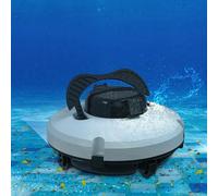 Robot nettoyeur de piscine sans fil - Aspirateur automatique pour piscine hors sol - Technologie de capteur d'eau - Moteurs d'entraînement, pour toutes les piscines à fond plat jusqu'à 1000 pi², 220