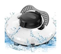 Robot Nettoyeur de Piscine sans Fil avec Deux Moteurs et système de stationnement Automatique for piscines à Fond Plat Accessoires de Piscine