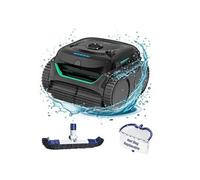 Robot nettoyeur de piscine sans fil C2 (Cadeaux : épuisette et brosse de nettoyage)nettoyage des parois et de la ligne de flottaison double