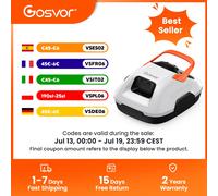 Robot nettoyeur de piscine sans fil Gosvor 2026 pour piscines hors sol Orange