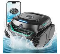 Robot nettoyeur de piscine sans fil pour piscine WYBOT C2 Vision détection de débris avec caméra IA pour piscines jusqu'à 1940 pi² noir et vert G