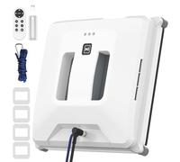 Robot nettoyeur de vitres 3000PA avec double pulvérisation, 3 modes de nettoyage, planification intelligente du chemin, système de protection, fonction de reconnaissance des bords, robot de fenêtre
