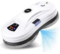Robot Nettoyeur De Vitres avec Pulvérisation D’Eau Automatique Robot De Nettoyage De Vitres Intelligent pour Kit De Nettoyage Intelligent De Vitres De Carreaux De Verre Intérieur Et Extérie