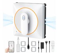 Robot nettoyeur de vitres, pulvérisation d'eau 4 trous, aspiration sous vide, capteur laser, robot nettoyeur de vitres, contrôle