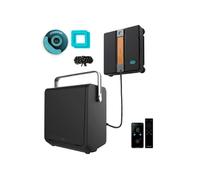 Cecotec Robot lave-vitres Conga Windroid W100 Station – App et télécommande, Nettoie et sèche, 120min