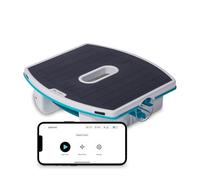 Robot Nettoyeur Skimmer de Piscine Dolphin Skimmi, Nettoie la Surface de l’Eau avec Son Panneau Solaire Intelligent, Contrôle par Application, Filtration Fine