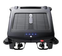 Robot nettoyeur solaire de piscine, aspirateur de surface automatique avec double charge et navigation intelligente pour un entretien efficace de la piscine