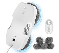 Robot Nettoyeur Vitre - HUTT - DDC55 - Télécommandé - 3800Pa - 12 Chiffons Microfibre