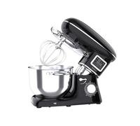 Hyundai - Robot pâtissier 1400W 5.5L 6 vitesses pétrin, mélangeur, fouet Noir G