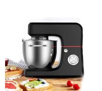 Robot pâtissier 1800 W - Robot culinaire avec bol de 10 L, pétrin électrique en acier inoxydable - Nettoyage facile, rouge