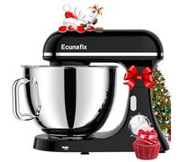 Robot Patissier 2000W 8L Robot Cuiseur Multifonction Pétrin Mixeur Professionnel avec Crochet Pétrisseur, Batteur, Fouet à Fil, Couvercle, 6+P Vitesses