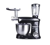 Robot Pâtissier 3 En 1 Mixeur À Viande Et Extracteur De Jus Avec Bol En Acier Inoxydable De 6,5 L, Crochet Pétrisseur, Fouet, Batteur, Presse-agrumes, Mixeur, Robot Ménager, Hachoir À Viande 1300 W