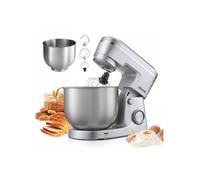 Robot Pâtissier 4,2 L et 5,7 L, Batteur sur Socle 1500 W, Mixeur à Pâte 10 Vitesses, Tête Inclinable, Bol en Inox