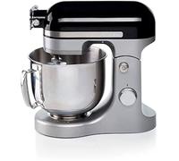 Ariete 1589 Robot pâtissier Moderna à mouvement planétaire, 1600 watts, 11 vitesses, 5,5 litres, 3 accessoires pour pétrir, mélanger et monter Noir