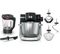 Robot pâtissier avec balance Bosch Série 6 MUMS6ZS17 1600 W Noir, Inox brossé