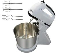 Robot Pâtissier Avec Bol 2L 5 Vitesses Robot Pâtissier Multifonction Mélangeur De Nourriture Portable Mélangeur De Fouet À Oeufs Pour Pain À La Farine Avec Bol En Acier Inoxydable 250W