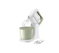 Robot Pâtissier, Batteur A Main, 500w, 5 Vitesses, Bol 2,5l, 2 Fouets + 2 Crochets-pétrin, Prep'mix+ Ht464010 Moulinex