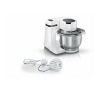 Robot pâtissier BOSCH Serie 2 MUMS2EW00 - 700 W - 7 vitesses + turbo - Bol mélangeur inox 3,8 L - Noir et argent