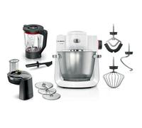 Robot pâtissier Bosch Série 6 MUMS6EW22 1600 W Blanc, Inox brossé