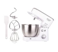 adler AD4216 Mixeur, Acier Inoxydable, Blanc