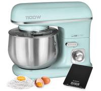 Robot Pâtissier Boulangerie Cuisine Ménager Multifonction Bol 5L Clatronic KM 3711 1100W Vert 263876
