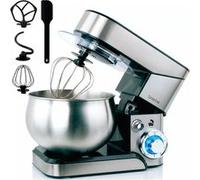 Briebe Robot pâtissier KM1114 – Bol inox 5 L, 6 vitesses, 1800 W
