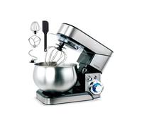Robot Pâtissier Boulangerie Cuisine Ménager Multifonction Bol Inox 5L 6 Vitesses,, KM1114, 1800, Acier Inoxydable