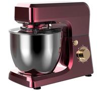 Robot pâtissier électrique avec bol - 1800 W, 6 vitesses réglables, en acier inoxydable, idéal pour la cuisine à domicile