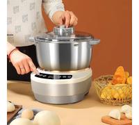 Robot pâtissier électrique avec fonction fermentation, revêtement antiadhésif, capacité de 5 L, idéal pour la pâtisserie et le pain grillé, parfait pour les pâtissiers amateurs.