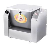 Robot pâtissier électrique en acier inoxydable pour la boulangerie professionnelle, pétrissage et mélange efficaces pour le pain et les pâtisseries maison.