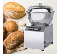 Robot pâtissier électrique sur socle, 1800 W, vitesse réglable, avec spirale pour pétrir la pâte, préparer des salades et des crèmes, en acier inoxydable.