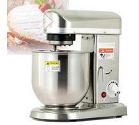 Robot pâtissier électrique sur socle avec bol en acier inoxydable, fonction Pulse, fouet et batteur à pâte pour la pâtisserie - Idéal pour un usage professionnel dans les pizzerias et les re