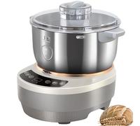 Robot pâtissier électrique sur socle avec fonction fermentation, panneau tactile et minuterie pour la pâtisserie.