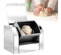 Robot pâtissier électrique sur socle, pétrin en acier inoxydable pour une préparation efficace de la pâte.