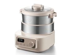 Robot pâtissier électrique sur socle - Pétrisseur domestique compact et automatique, pétrissage rapide en 15 minutes, crochet pétrisseur et mélangeur inclus pour la plupart des cuisiniers am