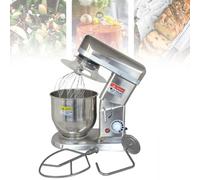 Robot pâtissier électrique sur socle, robot de cuisine robuste, usage professionnel, 3 vitesses, multifonction avec bol en acier inoxydable pour boulangerie et pizzeria